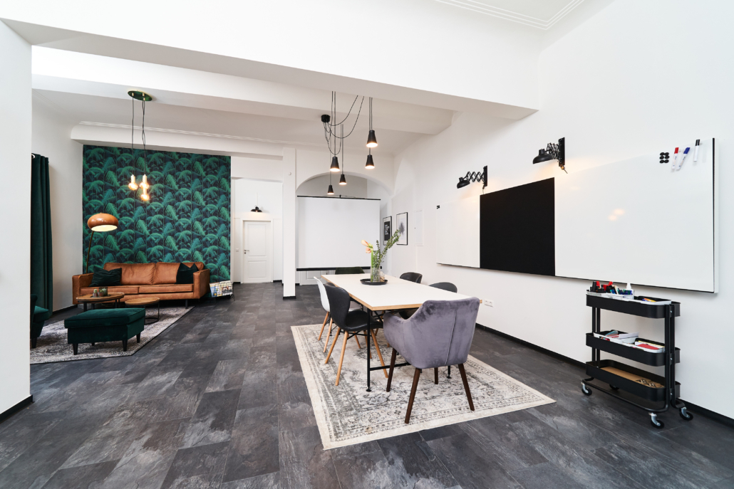 Teammeeting im Meetingraum Das Zollern Südstadt in Ludwigsburg