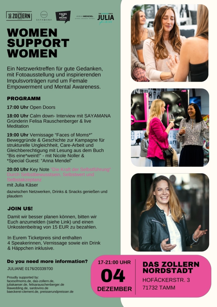 Einladung zur Veranstaltung Women support women